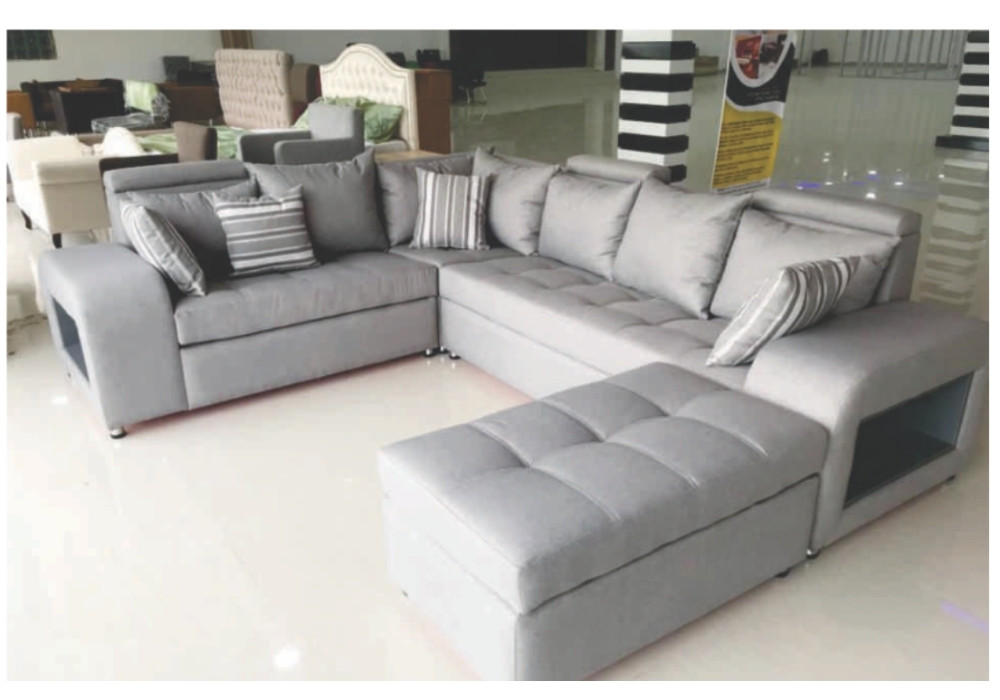 L-Shape Living Room (Leather)